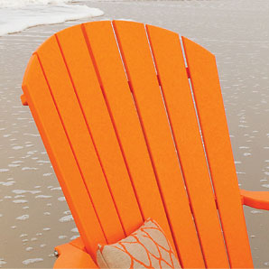 Finch poly furniture has minimal face screws